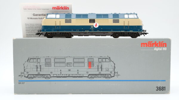 Märklin H0 3681 Diesellokomotive BR 221 der DB Wechselstrom Digital