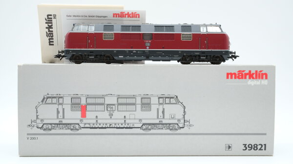 Märklin H0 39821 Diesellokomotive BR V 200 150 DB Wechselstrom Digital Sound
