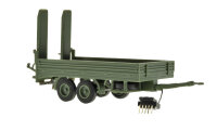 Viessmann H0 8220 Tandem Tieflader, Militär,...