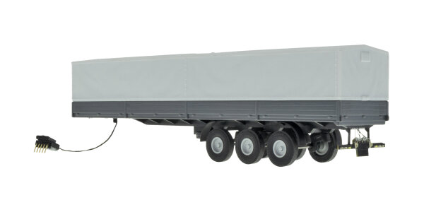 Viessmann H0 8227 3-achs Planensattelauflieger, Funktionsmodell