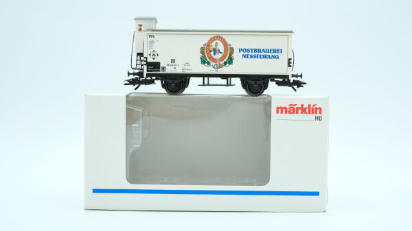 Märklin H0 94026 Bierwagen POSTBRAUEREI NESSELWANG  (Kühlwagen mit Bremserhaus)  Gk der DRG