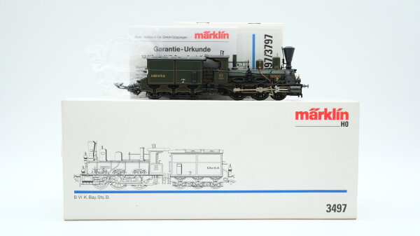 Märklin H0 3497 Dampflok "MURNAU" BR Reihe B VI. K.Bay.Sts.B. Wechselstrom