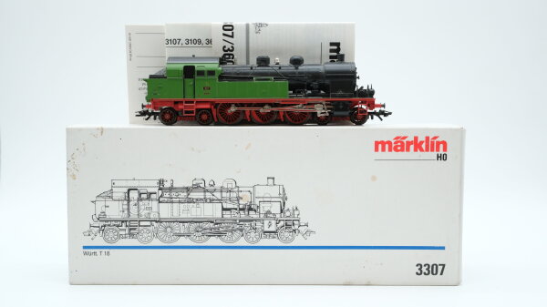 Märklin H0 3307 Tenderlokomotive Reihe T 18 der K.W.St.E. Wechselstrom (vermutlich verharzt)