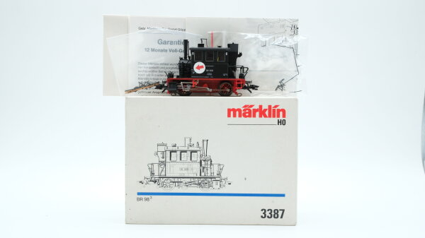 Märklin H0 3387 Dampflok Glaskasten BR 98 308 DB Wechselstrom