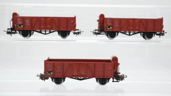Märklin H0 Konvolut 311/1 Hochbordwagen mit Bremserhaus DB
