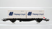 Märklin H0 Konvolut Containertragewagen "Hapag-Lloyd" Viehtransportwagen Säurefasswagen (Anbruchstelle)