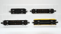 Märklin H0 Konvolut Containertragewagen "Hapag-Lloyd" Viehtransportwagen Säurefasswagen (Anbruchstelle)