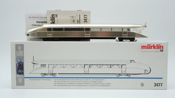 Märklin H0 3477 Schienenzeppelin Kruckenberg DRG Wechselstrom Delta Digital (vermutlich verharzt)
