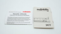 Märklin H0 3477 Schienenzeppelin Kruckenberg DRG Wechselstrom Delta Digital (vermutlich verharzt)