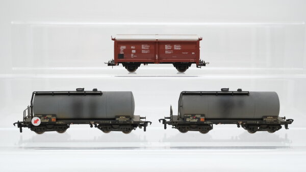 Trix H0 Konvolut Kesselwagen Schiebedachwagen DB (Abbruch)
