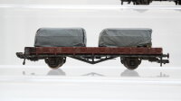 Roco H0 Konvolut Niederbordwagen mit Ladung "Transporter unter Plane, Lanz" DB