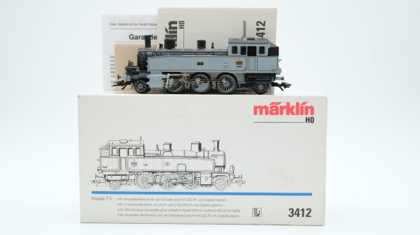 Märklin H0 3412 Tenderlokomotive BR Klasse T5 1208 K.W.St.E. Wechselstrom Delta Digital