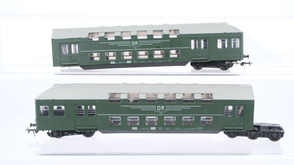 Unbekannt H0 Doppelstockwagen-Set DR (unvollständig)