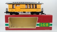 LGB G 3081 US Personenwagen gelb "Baggage and...