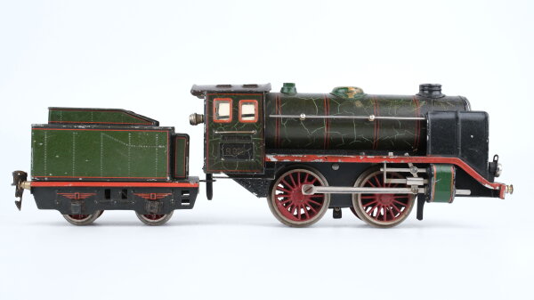 Märklin Spur 0 Dampflok mit Tender BR R920 grün mit Uhrwerkantrieb