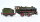Märklin Spur 0 Dampflok mit Tender BR R920 grün mit Uhrwerkantrieb