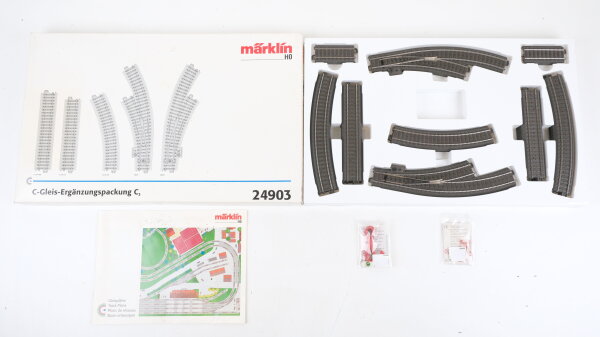 Märklin H0 24903 C-Gleis Ergänzungspackung C3 (vollständig)
