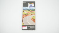 Faller car system H0 1665 4 Fahrbahnteile gebogen