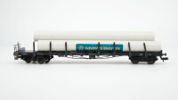 Fleischmann H0 5289 Rungenwagen mit Ladung "Mannesmann Rohren"