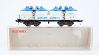Fleischmann H0 5480 Silowagen (Bayern Zement) 358 001 DB