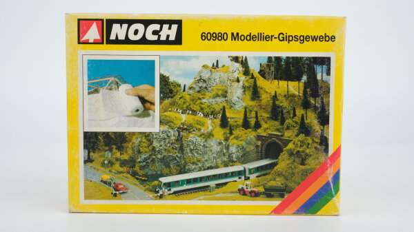 NOCH 60980 Modellier-Gipsgewebe, 2 Rollen, je 200 x 10 cm