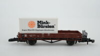 Märklin Z 80023 Flachwagen mit Transporter und...