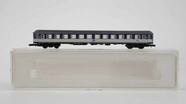 Märklin Z 8721 mini-club D-Zug Personenwagen 2. Kl. blau/grau DB