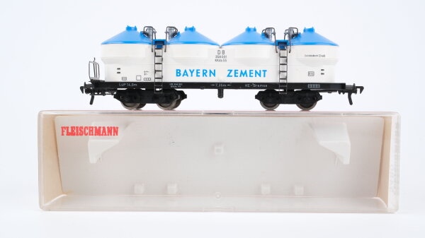 Fleischmann H0 5480 Silowagen (Bayern Zement) 358 001 DB