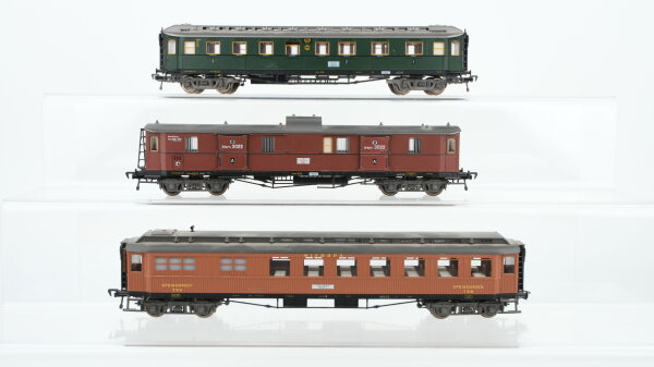 Fleischmann H0 Konvolut Speisewagen "Mitropa" Schnellzugwagen Gepäckwagen DR u.a.