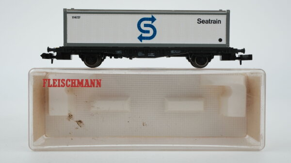 Fleischmann N 8240 Behältertragwagen Seatrain Lbs 593 DB