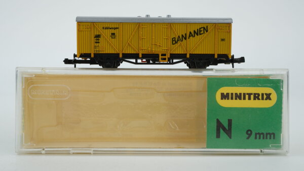 Minitrix N 51 3166 00 Kühlwagen "Bananen" Tko02 DB