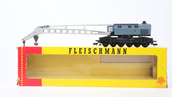 Fleischmann H0 1495 Kranwagen 6700 Nür DB