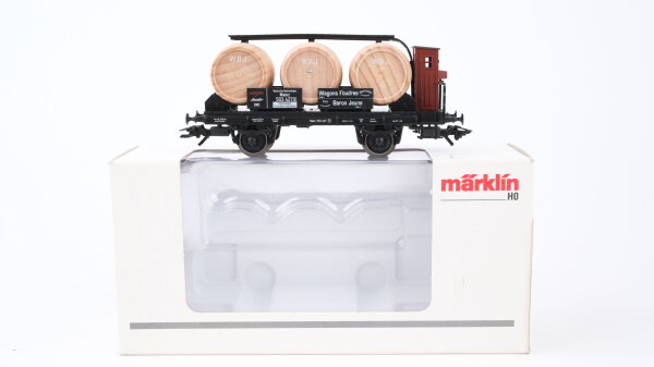 Märklin H0 46744 Weinfaßwagen mit Bremserhaus Wagen der DRG Jahreswagen 2003