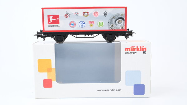 Märklin H0 48617 Behälter-Tragwagen (Containerwagen Bundesliga) Start Up Club Jahreswagen 2017