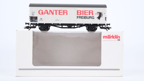 Märklin H0 46201 Bierwagen GANTER BIER (Kühlwagen) Tnfhs 38 der DB Insider Jahreswagen 2004