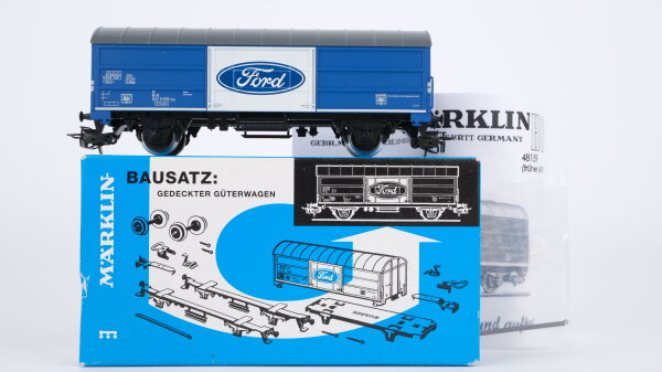 Märklin H0 48159 Gedeckter Güterwagen Ford Insider-Jahreswagen 2009 DB
