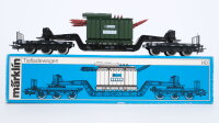 Märklin H0 4617 Tiefladewagen mit Trafo-Union DB