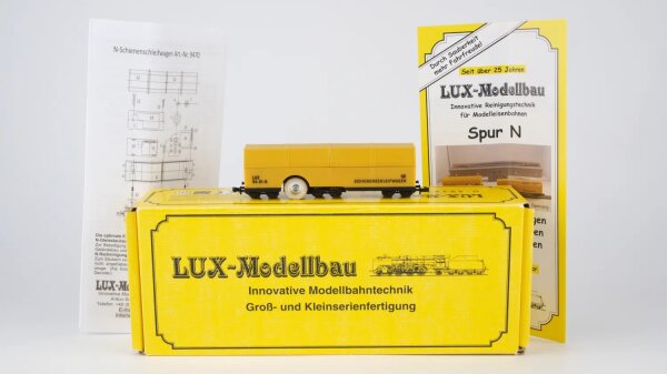 Lux Modellbau N 9470 Schienenschleifwagen mit Faulhaber Motor + SSF-09 Technik DB