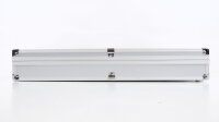 Unbekannt H0 Alu Vitrinenkoffer 51x46x7cm 12 Abteile mit Schlüssel (Kratzer)