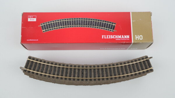 Fleischmann H0 6120 Profi Gleis gebogen Radius 1 Inhalt 10 Stück (in OVP)