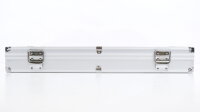 Unbekannt H0 Alu Vitrinenkoffer 51x46x7cm 12 Abteile mit Schlüssel (Kratzer)