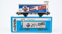 Märklin H0 4780 Bierwagen (CLUSS) mit Bremserhaus Gk...