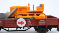 Märklin H0 4424 Niederbordwagen (mit Planierraupe)  Kklm 505  X05 der DB