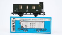 Märklin H0 4500 Bahnpostwagen mit Bremserhaus  Post der DRG
