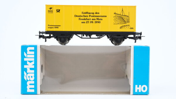 Märklin H0 4481S3 Containertragwagen "Postmuseumswagen 1990" DP