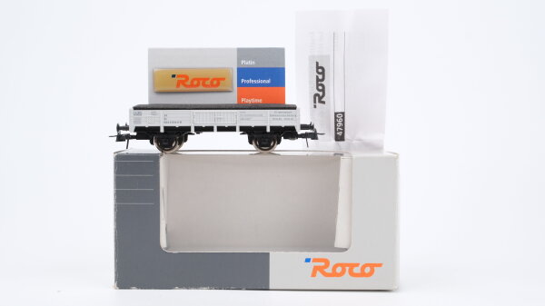 Roco H0 47960 Niederbordwagen mit ROCO Pin
