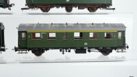 Roco H0 Konvolut Umbauwagen 1.Kl. 1./2.Kl. 2.Kl. Packwagen grün DB (Anbruchstelle)