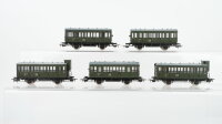 Piko H0 Konvolut Abteilwagen mit Bremserhaus Abteilwagen...