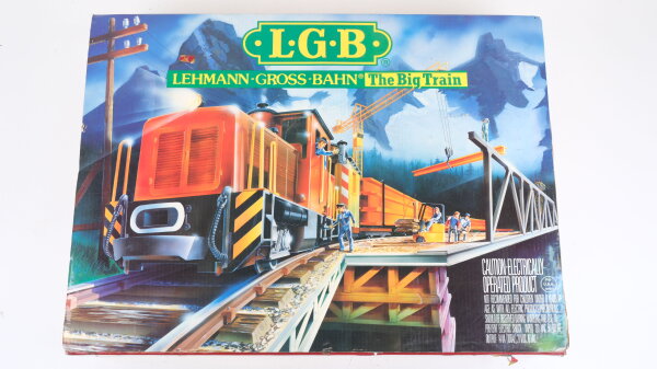 LGB G 70970 Startset Diesellok Schoema mit Güterwagen 4tlg. (unvollständig)