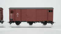 Bemo H0e Konvolut gedeckte Güterwagen Niederbordwagen DB
